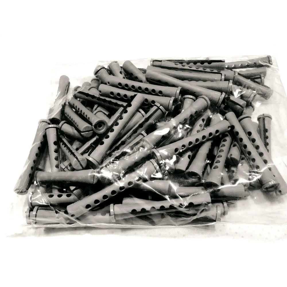 Gray Concave Perm Rods - Picture 1 of 3